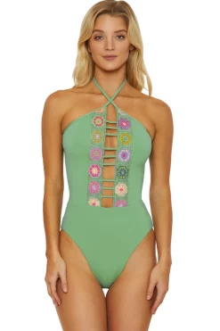Isabella Rose High Neck|High Leg-1969 High Neck One Piece Swimsuit