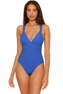 Becca by Rebecca Virtue Plunge|One Pieces-Abigail Reversible One Piece Swimsuit