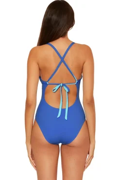 Becca by Rebecca Virtue Plunge|One Pieces-Abigail Reversible One Piece Swimsuit