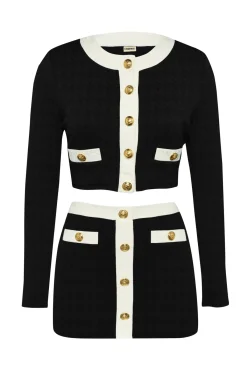 L'Agence Matching Sets|Tops-Adaline Colorblock Swim Cardigan