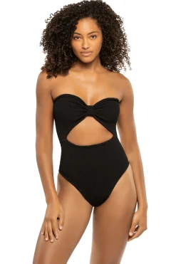 Hunza G High Leg|Bandeau-Alana One Piece Swimsuit