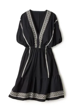 Lemlem Sundresses-Alem Plunge Mini Dress