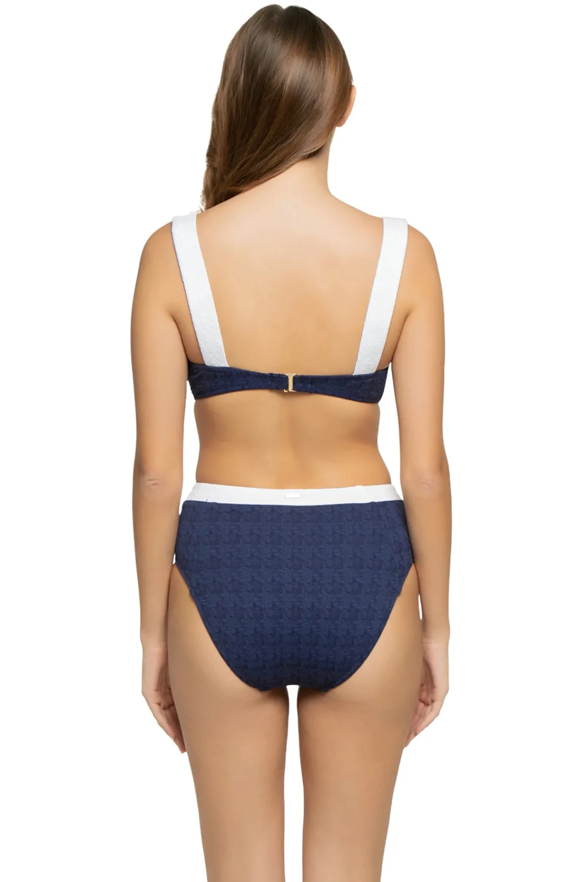 L'Agence Bralette|Bikinis-Alexandria Colorblock Bikini Top