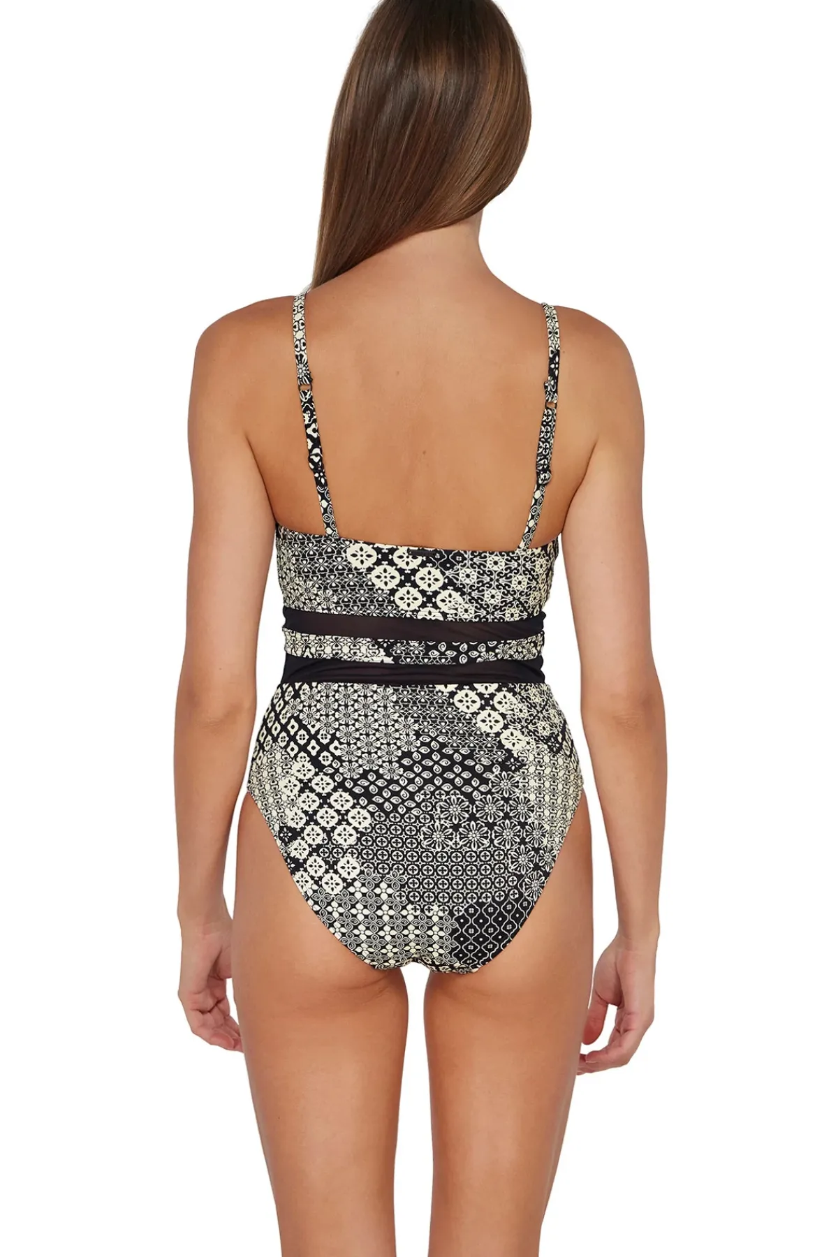 Sunsets Tank|One Pieces-Alexia Mesh One Piece Swimsuit