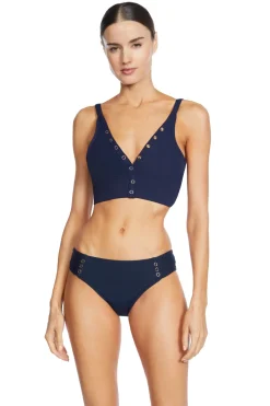 Robin Piccone Triangle|Bikinis-Amy Banded Triangle Bikini Top