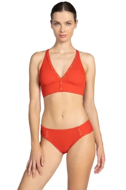Robin Piccone Triangle|Bikinis-Amy Banded Triangle Bikini Top