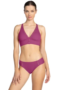 Robin Piccone Triangle|Bikinis-Amy Banded Triangle Bikini Top