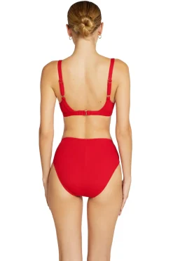 Robin Piccone Triangle|Bikinis-Amy Ribbed Triangle Bikini Top