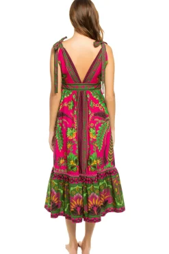 Farm Rio Sundresses-Ana Tapestry Midi Dress