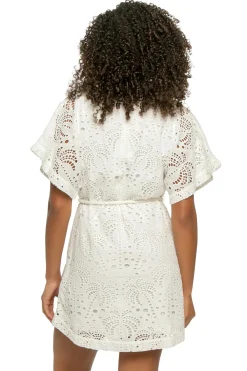 Mon Renn Sundresses-Anglaise Collared Mini Dress