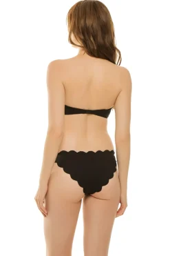 Marysia Bandeau|Bikinis-Antibes Sweetheart Scalloped Bandeau Bikini Top