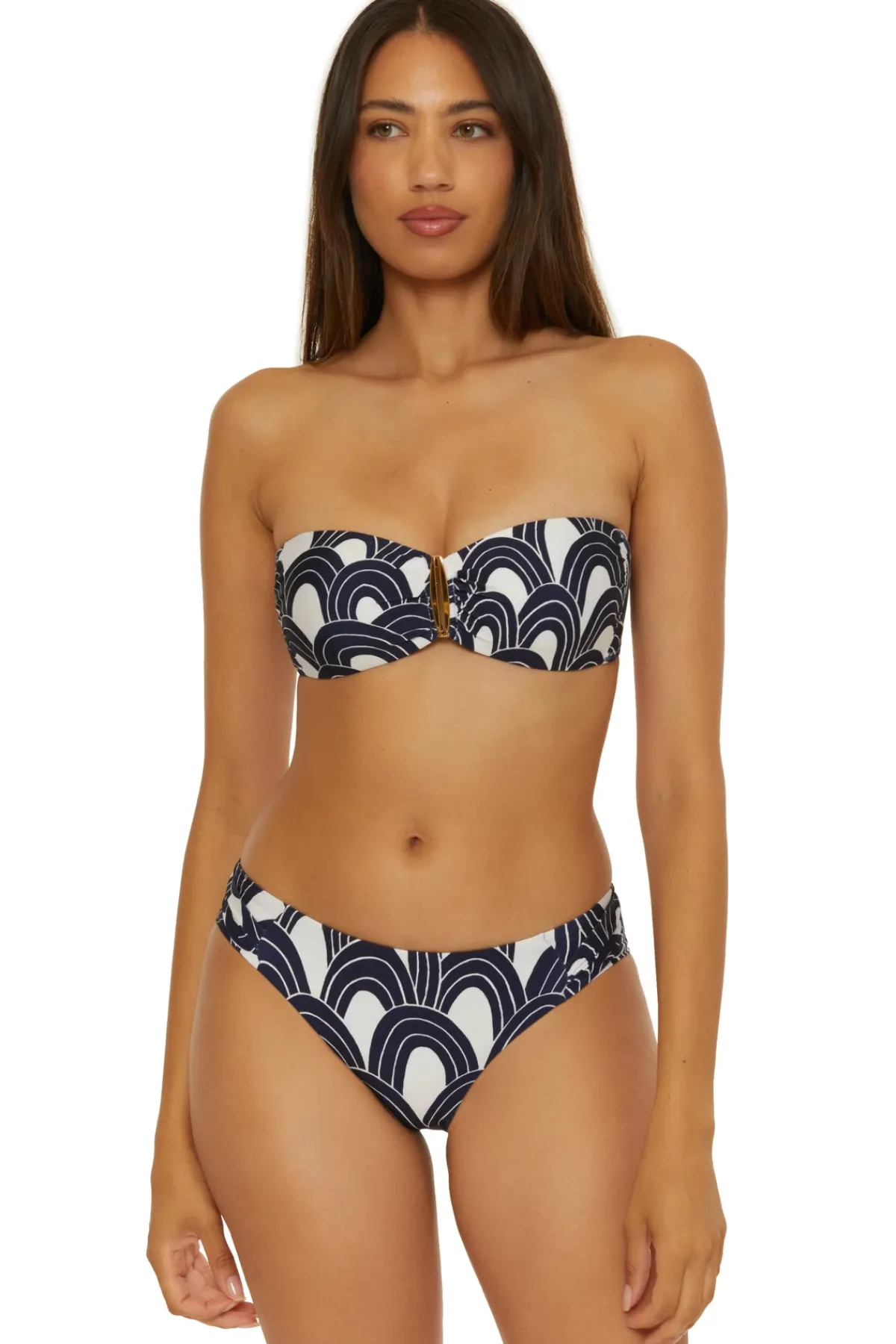 Trina Turk Halter|Bandeau-Arches Bandeau Bikini Top