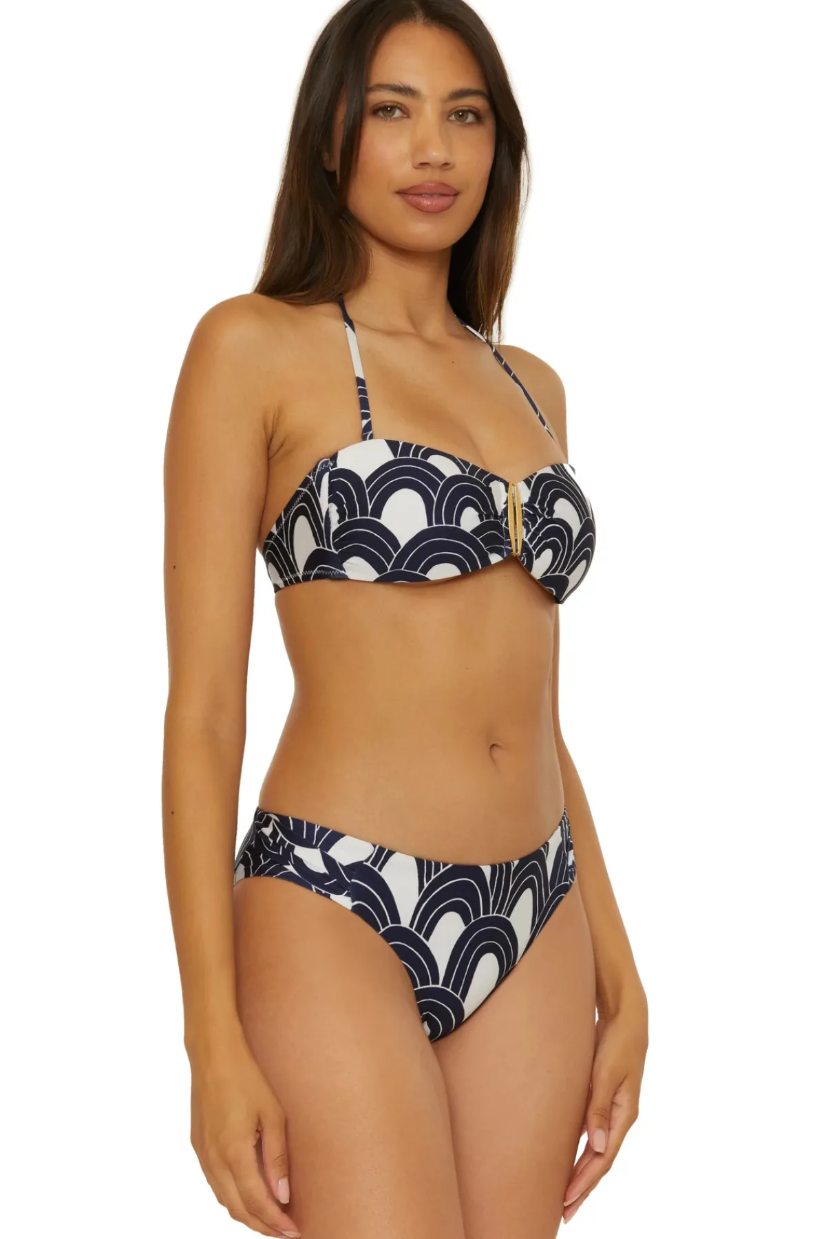 Trina Turk Halter|Bandeau-Arches Bandeau Bikini Top