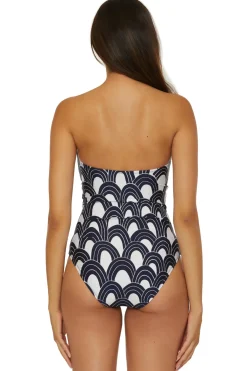 Trina Turk Halter|Bandeau-Arches One Piece Swimsuit