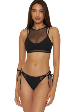 Becca by Rebecca Virtue High Neck|Bralette-Ariadne Mesh Bralette Bikini Top