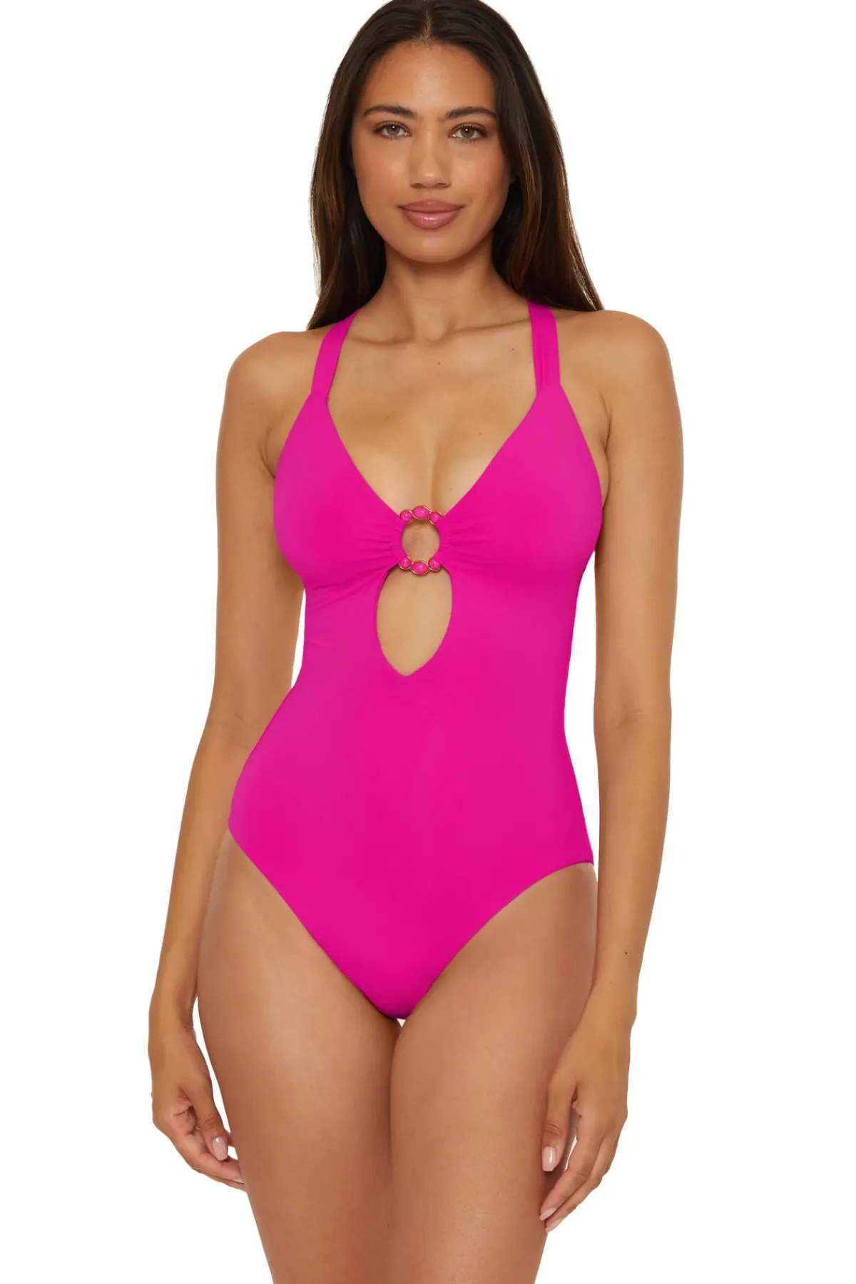 Becca by Rebecca Virtue Plunge|One Pieces-Ariyah One Piece Swimsuit
