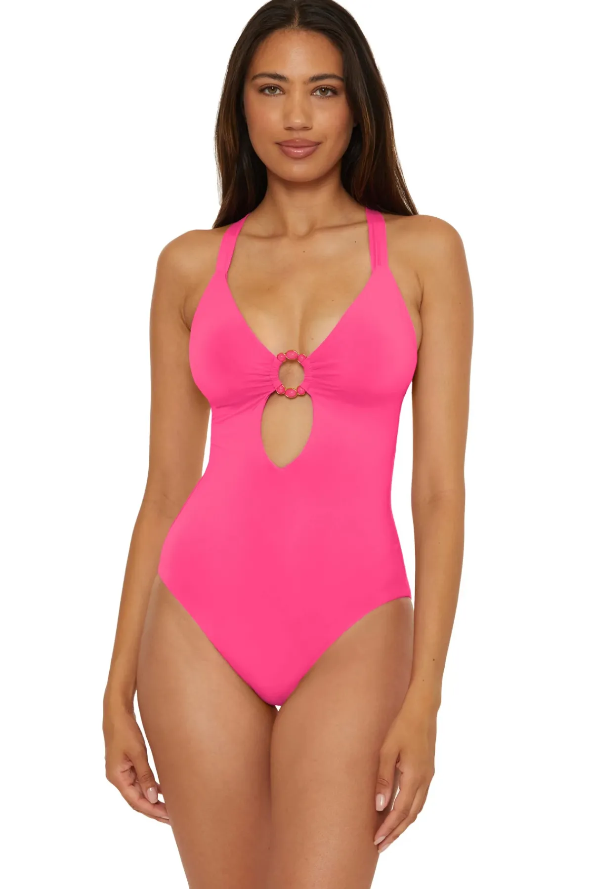 Becca by Rebecca Virtue Plunge|One Pieces-Ariyah One Piece Swimsuit