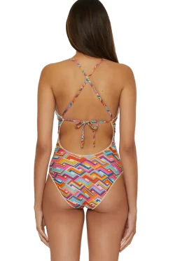 Becca by Rebecca Virtue Plunge|One Pieces-Ariyah Plunge One Piece Swimsuit