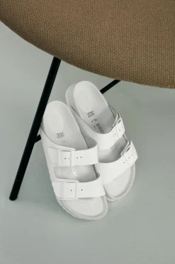 Birkenstock Footwear-Arizona Exquisite Leather Slides