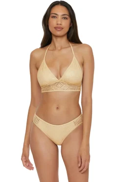 Becca by Rebecca Virtue Triangle|Halter-Autumn Halter Bikini Top