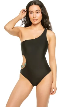 L'Agence Monokini / Cut Out|Asymmetrical-Ava Asymmetrical One Piece Swimsuit