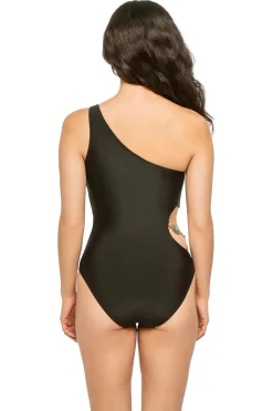L'Agence Monokini / Cut Out|Asymmetrical-Ava Asymmetrical One Piece Swimsuit