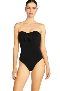 Robin Piccone Bandeau|One Pieces-Ava Bandeau One Piece Swimsuit