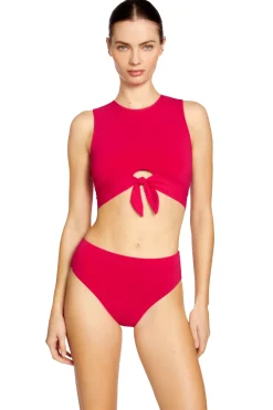 Robin Piccone High Neck|Bikinis-Ava High Neck Tank Bikini Top