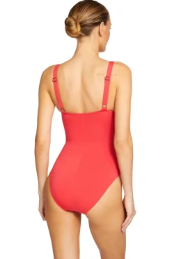 Robin Piccone Plunge|One Pieces-Ava Knot One Piece Swimsuit