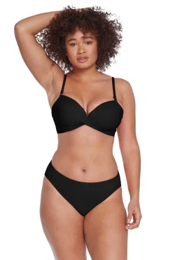 Robin Piccone Bikinis-Ava Twist Molded Bikini Top (D/DD Cup)