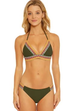 Becca by Rebecca Virtue Triangle|Halter-Avery Halter Bikini Top
