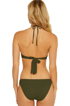Becca by Rebecca Virtue Triangle|Halter-Avery Halter Bikini Top