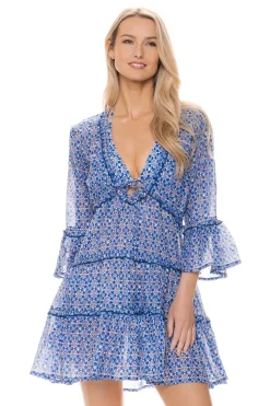 Helen Jon Tunics-Bailey Mini Cover Up Tunic