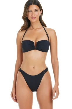 Bleu Rod Beattie Halter|Bandeau-Bandeau Macrame Bikini Top