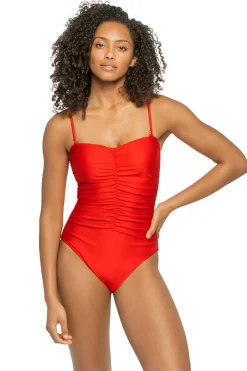 L'Agence Bandeau|One Pieces-Bandeau One Piece Swimsuit