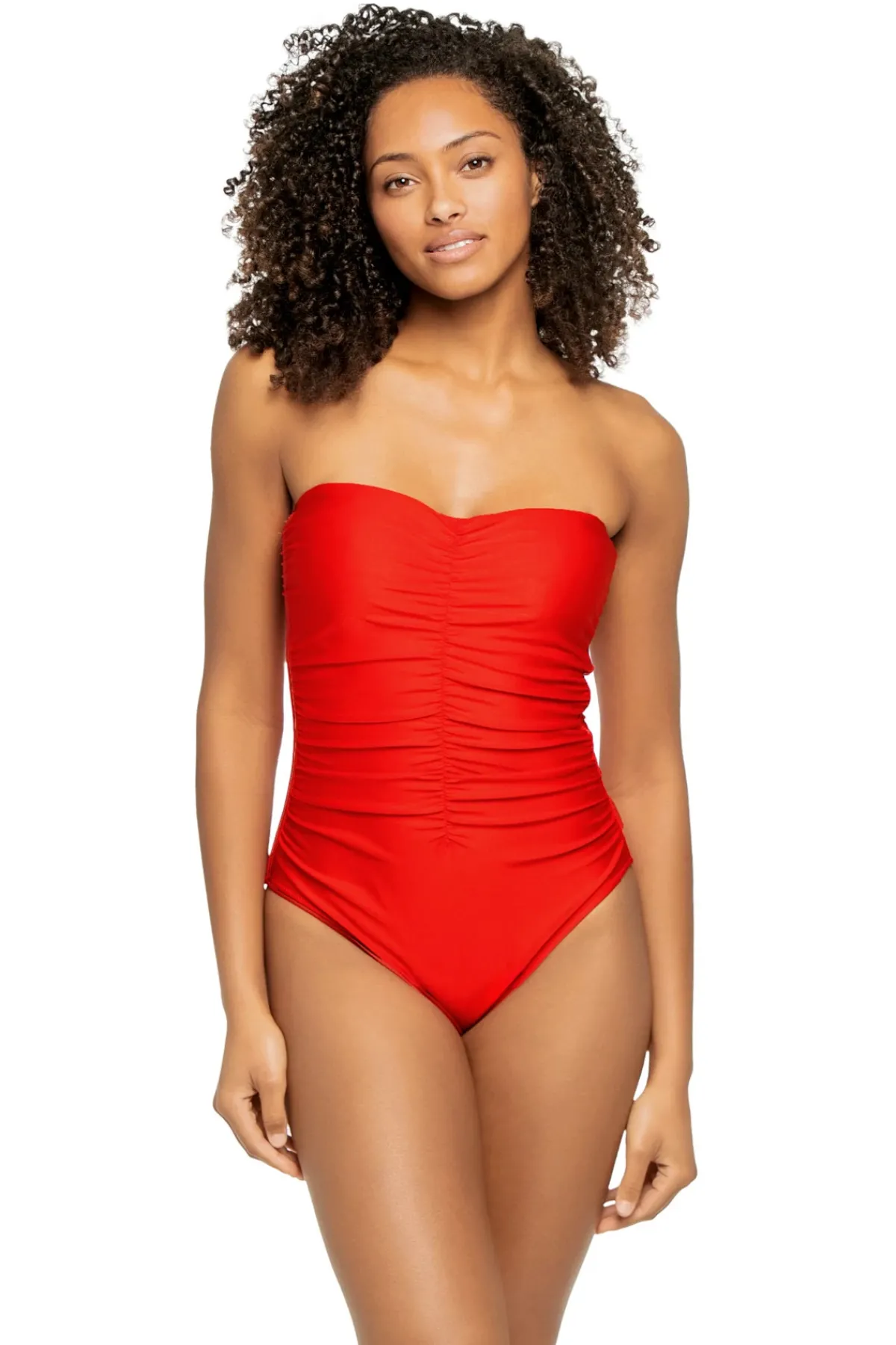 L'Agence Bandeau|One Pieces-Bandeau One Piece Swimsuit