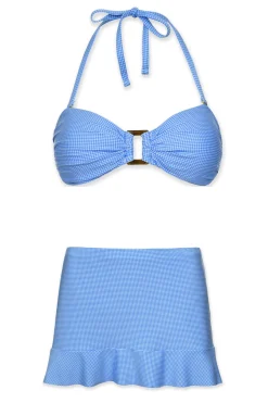 Helen Jon Halter|Bandeau-Bandeau Ring Bikini Top