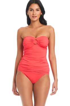 Bleu Rod Beattie Halter|Bandeau-Bandeau Tankini Top