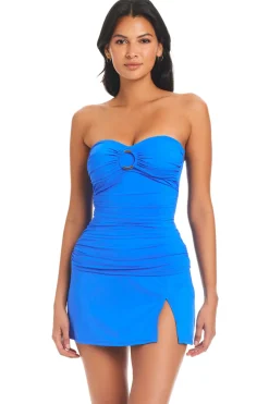 Bleu Rod Beattie Halter|Bandeau-Bandeau Tankini Top