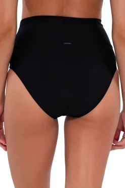 Sunsets High Waist|Bikinis-Banded Foldover High Waist Bikini Bottom
