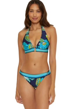 Trina Turk Triangle|Halter-Banded Halter Bikini Top