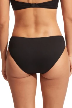 Seafolly Hipster|Bikinis-Banded Hipster Bikini Bottom