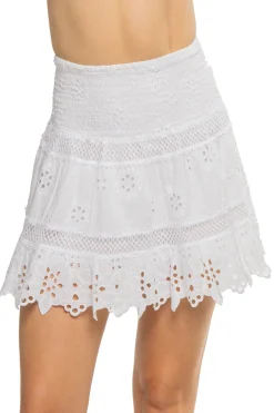 Temptation Positano Matching Sets|Bottoms-Barberina Embroidered Mini Skirt