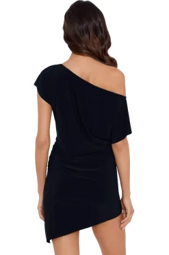Magicsuit Sundresses-Bateau Asymmetrical Mini Dress