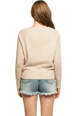 Golden Sun Tops-Beach Happy Hour Sweater