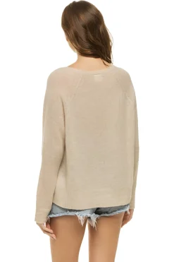 Golden Sun Tops-Beach Happy Sweater