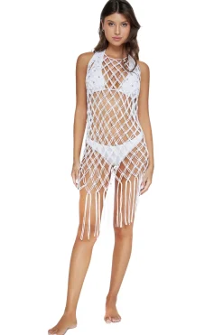 PQ Swim Sundresses-Beaded Brynn Cover Up Dress