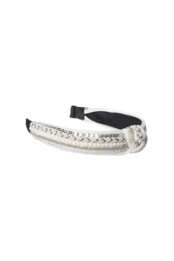 Cara Couture Hair Accessories-Beaded Knot Headband