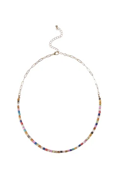 Cara Couture Jewelry-Beaded Stone Necklace
