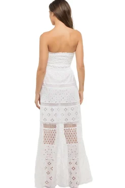 Temptation Positano Sundresses-Belem Embroidered Strapless Maxi Dress
